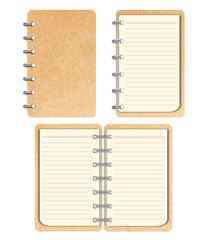 Aufkleber - Brown Paper notebook