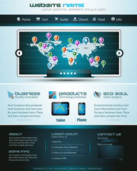 Aufkleber - Website - Elegant Design for Business