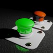 Green and Red Pushbuttons