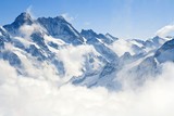 Fototapeta Miasta - Jungfraujoch Alps mountain landscape