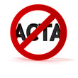 ACTA Kritik und Protest SYMBOL