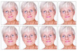 Biometric Images of an elderly lady