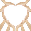© FrameAngel - human hands make heart shape