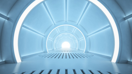 sci-fi corridor