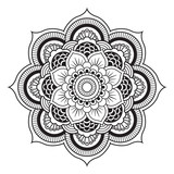 Fototapeta  - Mandala. Round Ornament Pattern