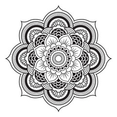 Mandala. Round Ornament Pattern