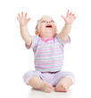 © Andrey Kuzmin - adorable happy boy looking up studio shot