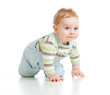 © Andrey Kuzmin - adorable boy crawls on all fours studio shot