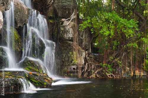 Fototapeta na wymiar Water fall in Thailand