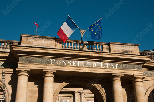 Naklejka na drzwi conseil d'état à Paris