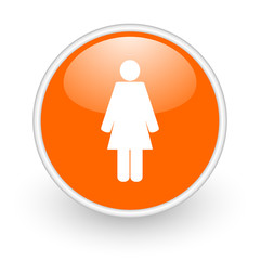 Aufkleber - woman 3d icon