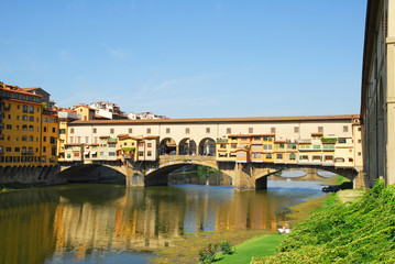 Wall Mural - Italy, Florence the Old Bridge