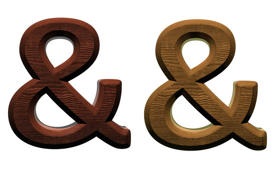 one letter of wooden alphabet.