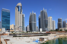 Construction Site At Jumeirah Lake Towers, Dubai