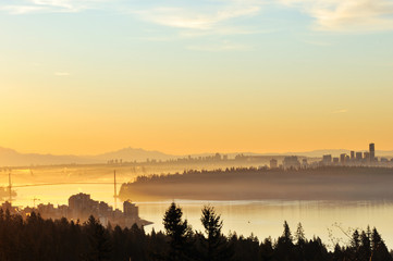 Wall Mural - Vancouver Sunrise