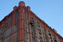 Old Derelict Victorian Tobacco Warehouse In Liverpool UK, Grade
