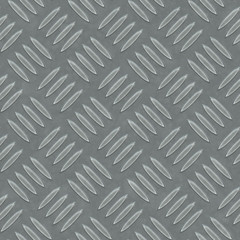 Poster - seamless diamond metal plate texture