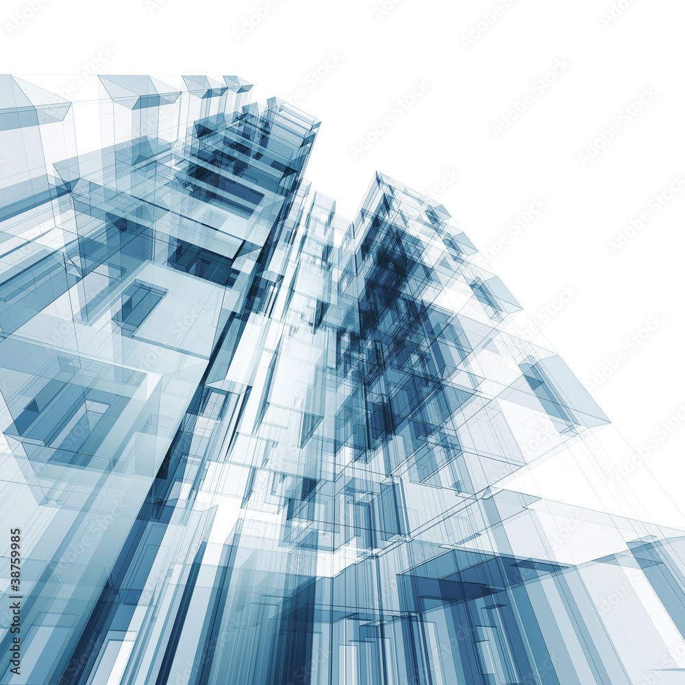 Abstract building Stock Illustration | Adobe Stock