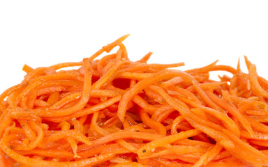 Poster - grated carrot isolated