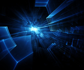 Poster - Abstract 3d technology background