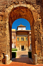 Detail Of The Famous Alcazar Of Sevilla