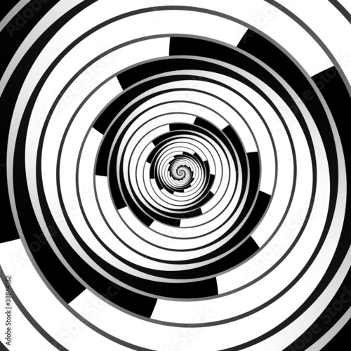 Naklejka na szafę Fractal Spiral