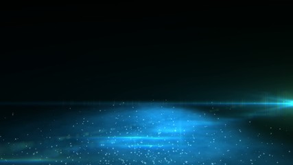 Particle with flare background