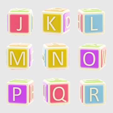 ABC: Bright and glossy alphabet