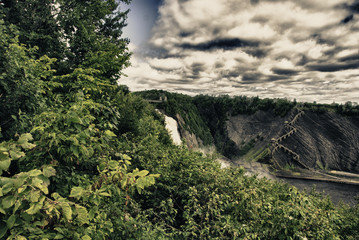 Poster - Colors of Montmorency Falls in Quebec