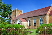 Ancient Colonial Church. Jamaica..