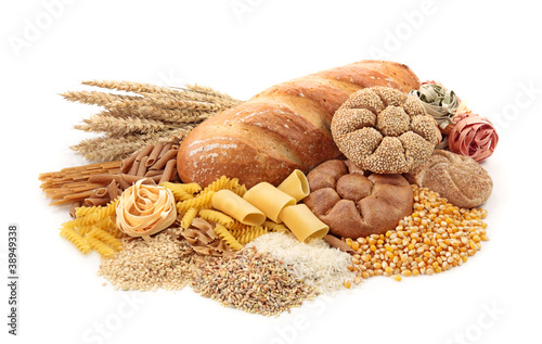 Fotografía Foods high in carbohydrate