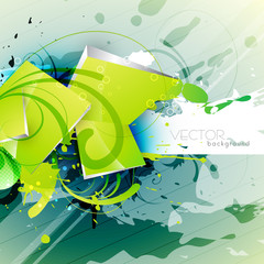 Wall Mural - abstract grunge art
