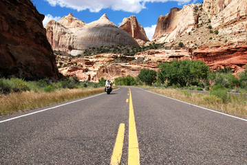 Wall Mural - riding capitol reef