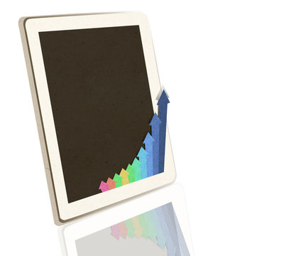 tablet PC with business concept .