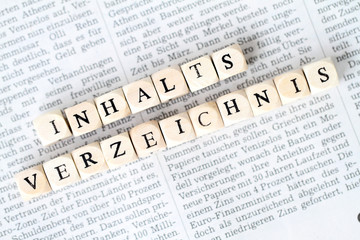 Inhaltsverzeichnis