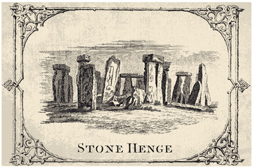 stone henge, stonehendge - vector