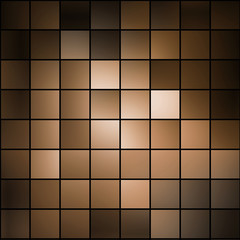 Sticker - Brown mosaic pattern