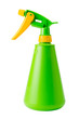 green spray bottle, isolated