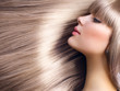 © Subbotina Anna - Blond Hair. Beautiful Woman with Straight Long Hair