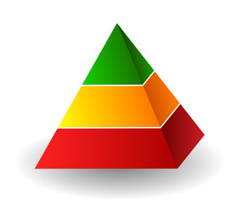 Vector pyramid illustration