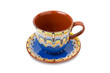 cup and saucer, isolated