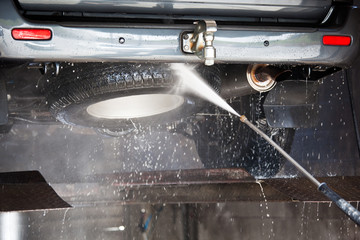 cars in a carwash