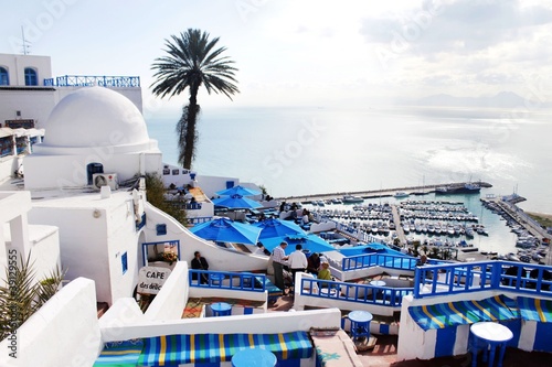 Fotografía coffee shop in sidi bou said