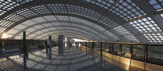 train station of t3 beijing