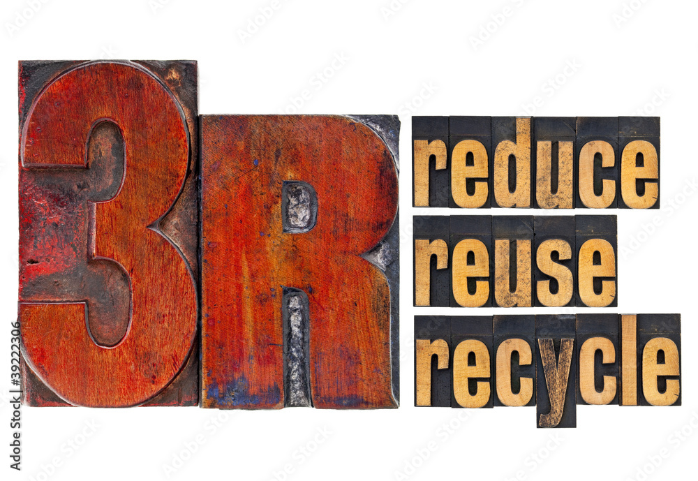reduce, reuse, recycle - 3R concept Stock Photo | Adobe Stock