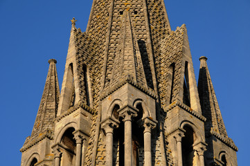 Wall Mural - France, clocher de l’église de Vernouillet