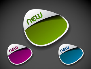 Wall Mural - advertisement labels