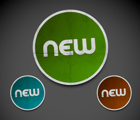Wall Mural - advertisement labels