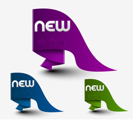 Wall Mural - advertisement labels stickers