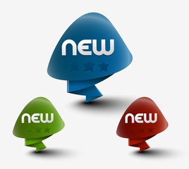 Wall Mural - advertisement labels stickers